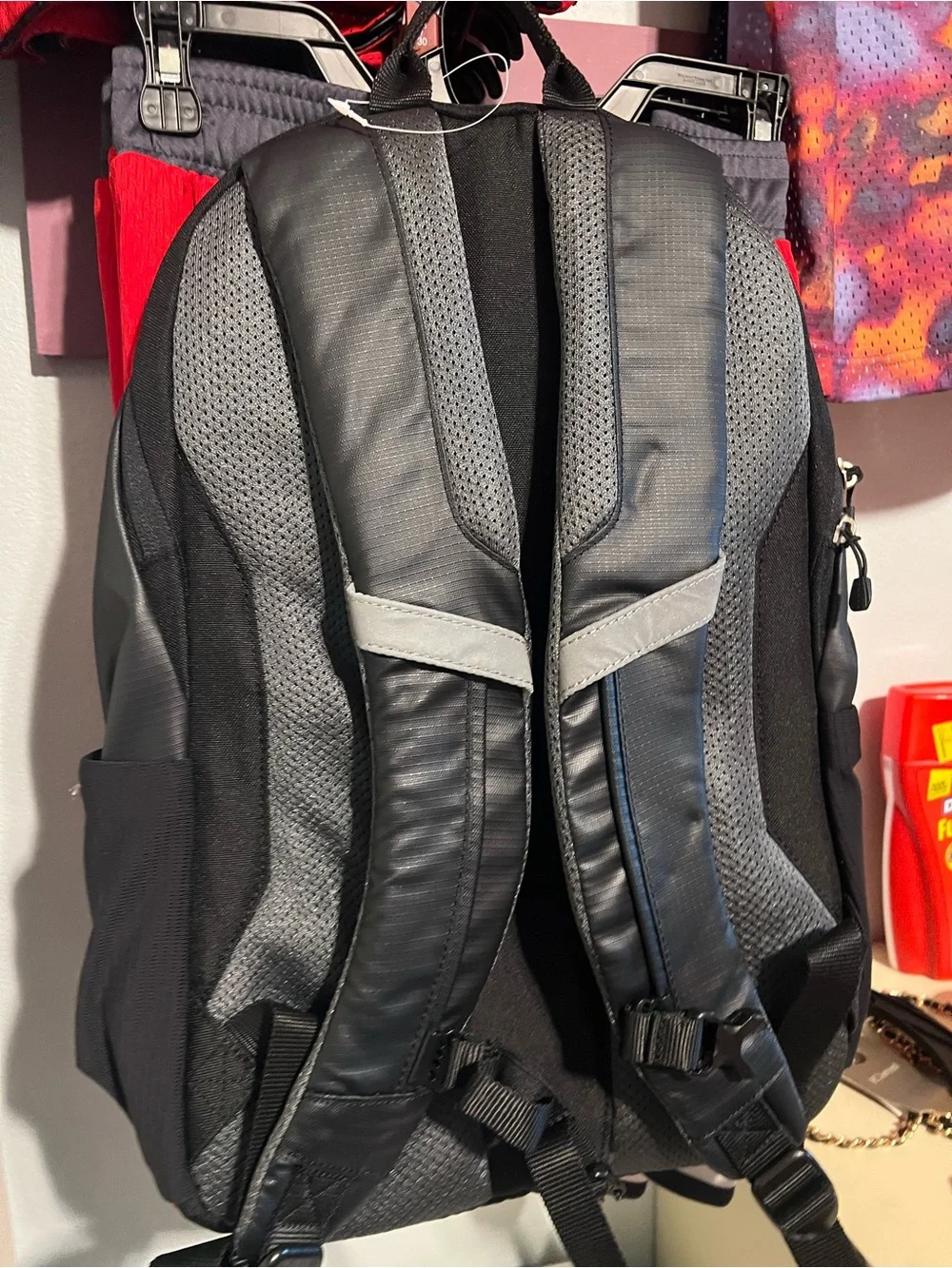 Swiss Tech Black Travel Backpack with Secure Strap System